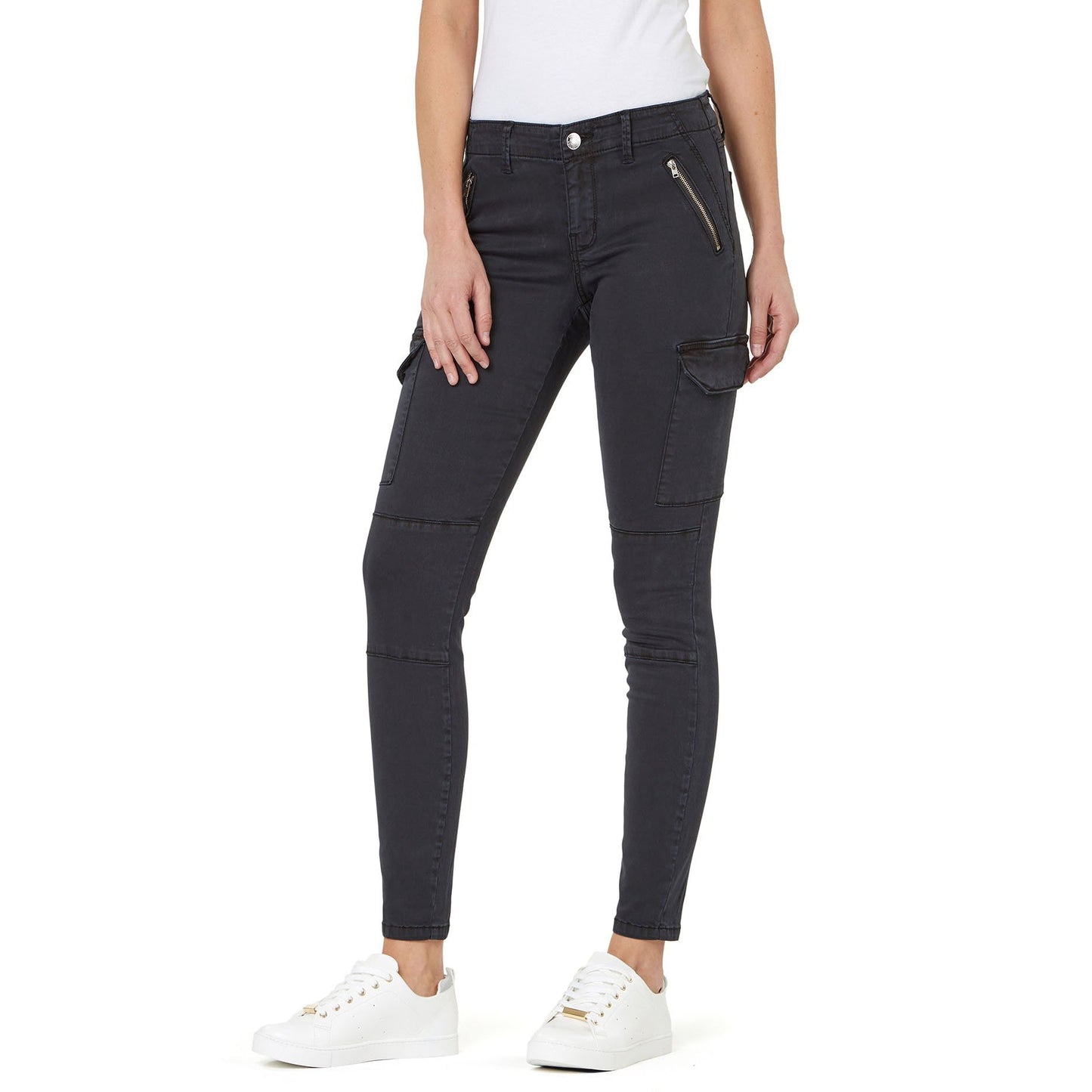 Kevin's Ladies Mid-Rise Cargo Pant