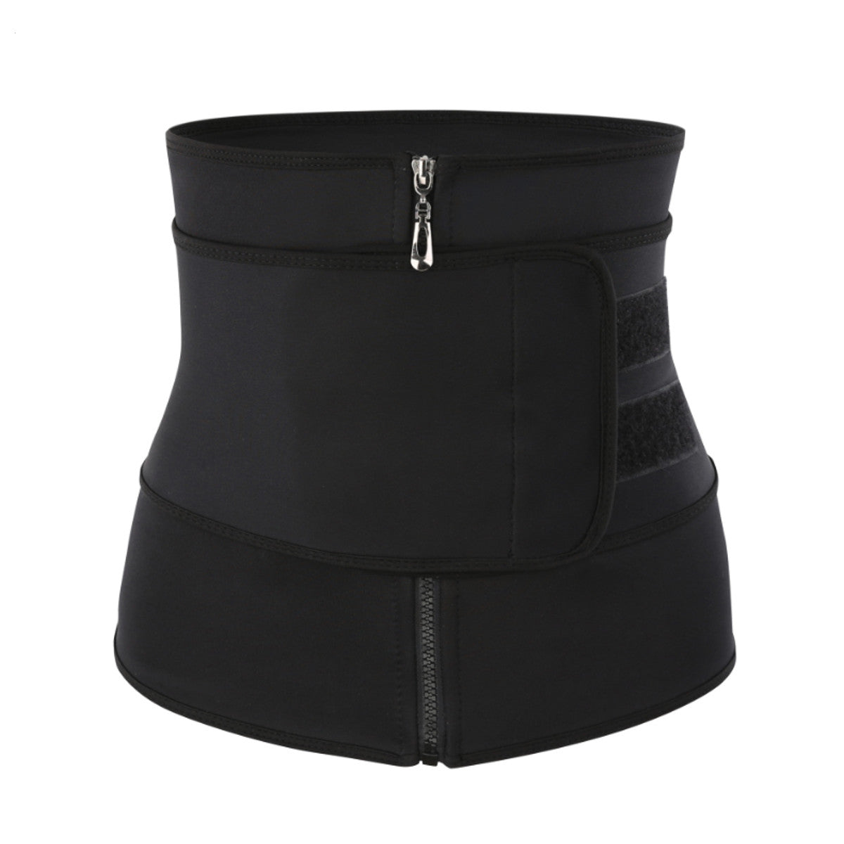 Yoga Slim Waist Tummy Girdle Zipper Belt Body Shaping Sport