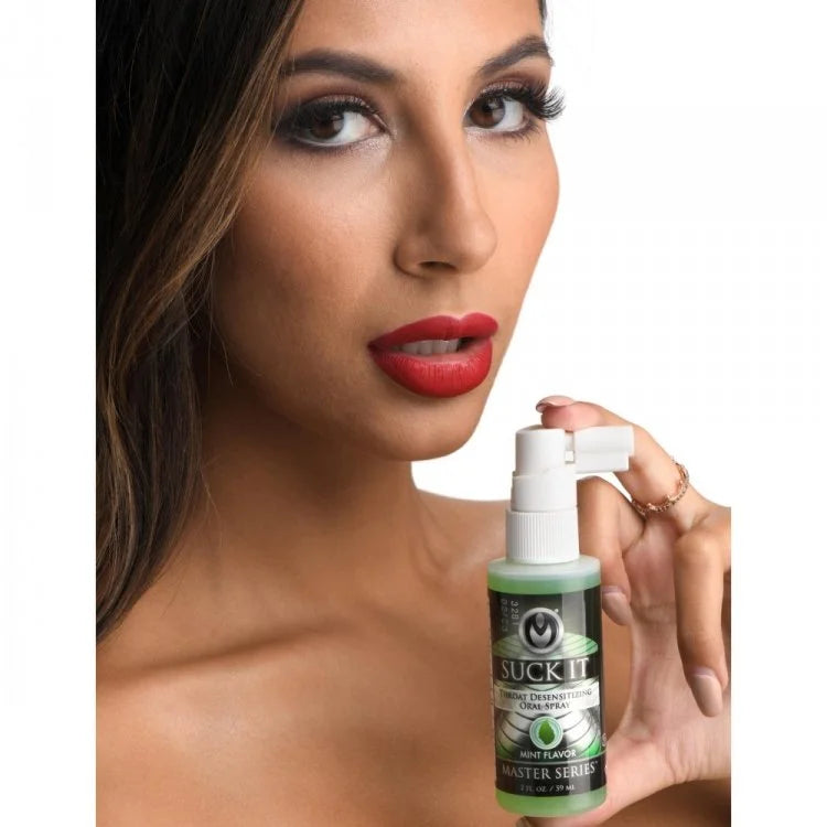 Master Series Suck It Deep Throat Spray Intimates Adult Boutique