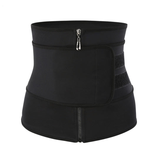 Yoga Slim Waist Tummy Girdle Zipper Belt Body Shaping Sport