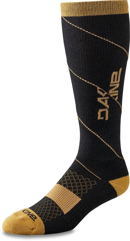 Dakine Berm Tall Bike Cycling Socks Men's S/M US 7-9 Black / Tan New