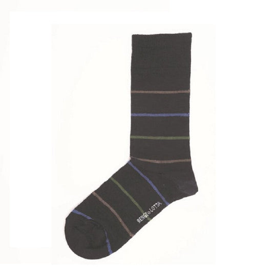 Bengt & Lotta Merino Wool Socks Large Black "Carl"