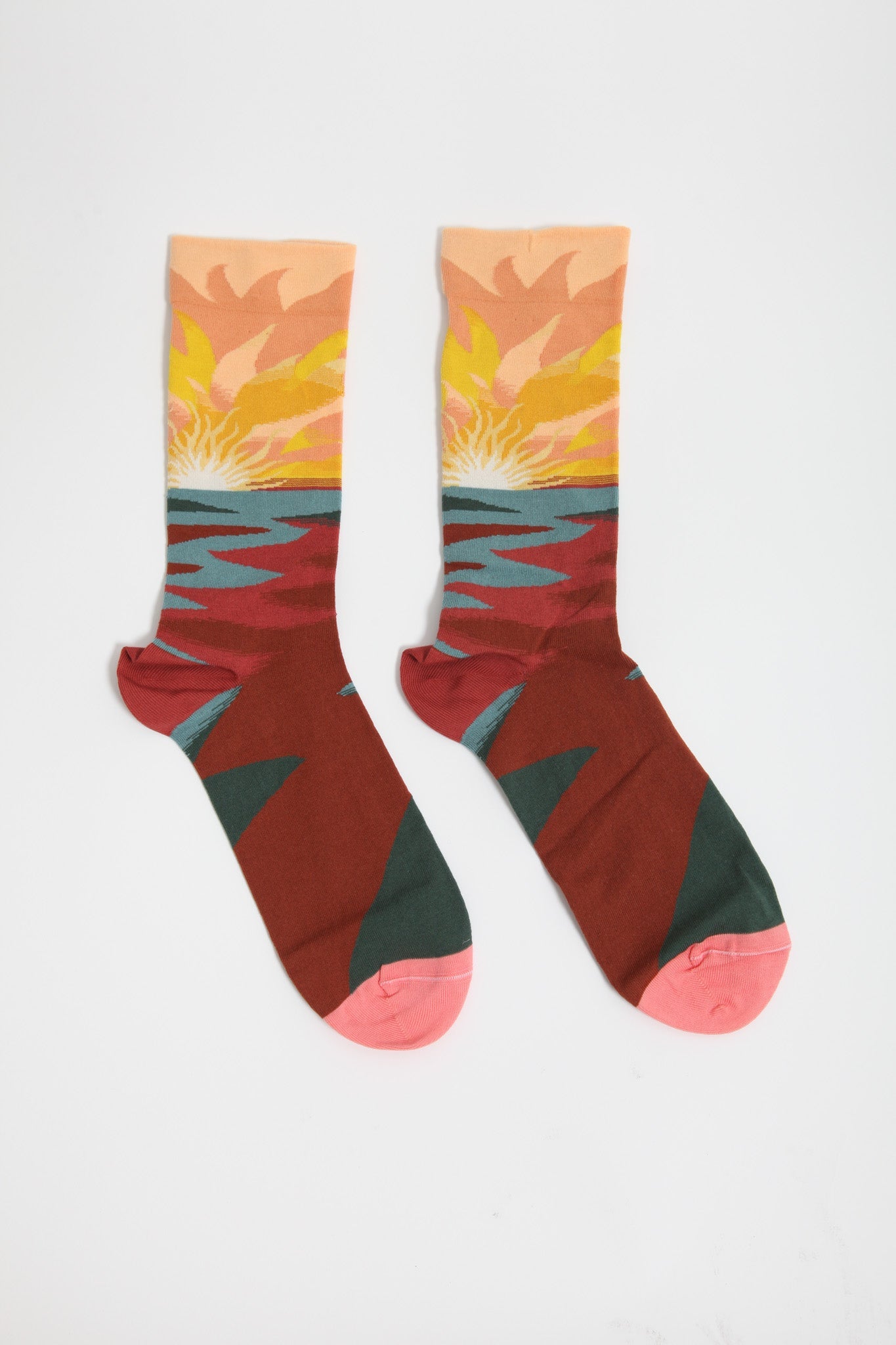Soleil Socks - Adobe