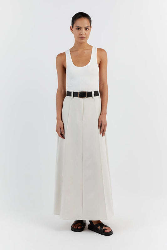 WILLA BONE MAXI SKIRT Clothing DISSH Boutiques 16 BONE