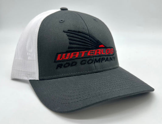 Waterloo Charcoal and White Cap - Tails Up Logo - Black