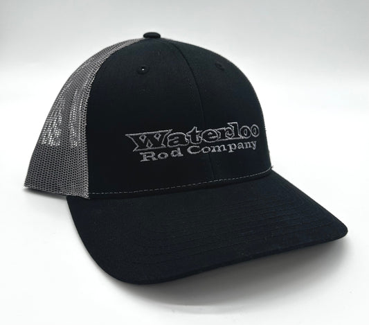 Waterloo Black and Charcoal Cap - Waterloo Rod Company