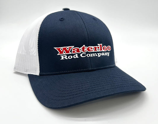 Waterloo Navy and White Cap - Waterloo Rod Company