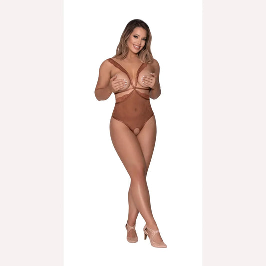 Caramel Kiss Cupless Teddy Caramel S/m