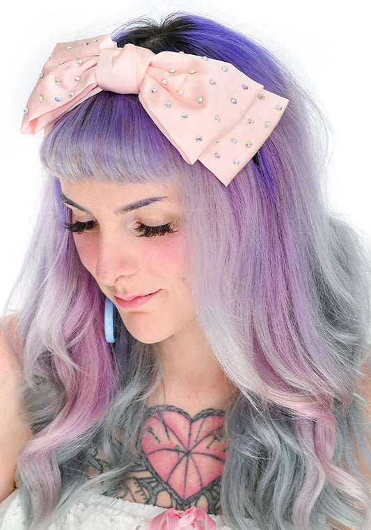 Sparkle [Pink] | OVERSIZED BOW HEADBAND