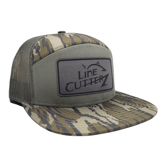 Line Cutterz Camo Meshback Flatbill 7-Panel Snapback