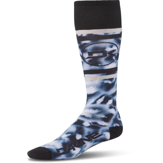 Dakine Women's Freeride Medium Weight Snowboard Socks S/M Dandelions Black New