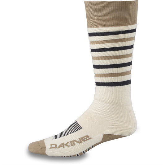 Dakine Summit Merino Wool Blend Women's Snowboard Socks S/M Turtledove/Stone New