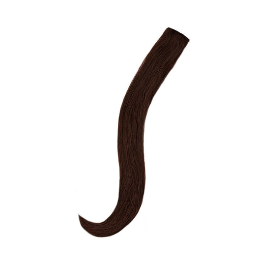 Amazing Hair Human Hair Single Clip-in 2 Chocolate Brown 20"