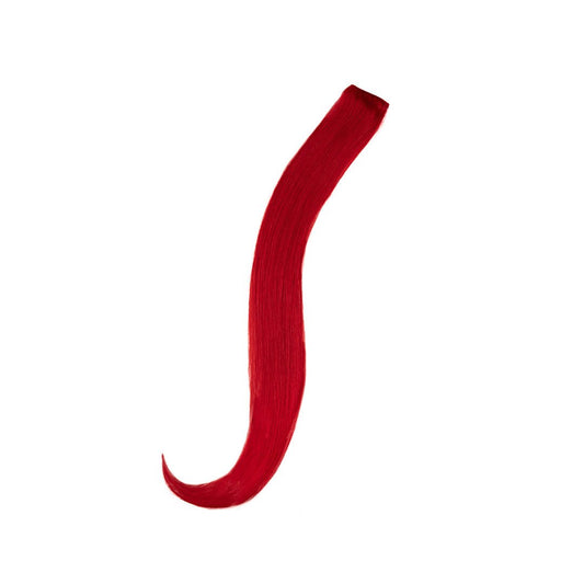 Amazing Hair Human Hair Single Clip-in Red 20"