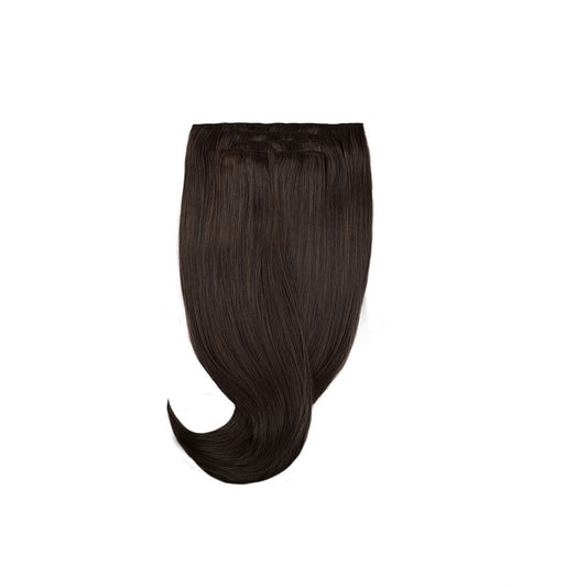 Amazing Hair Synthetic Clip-in 2 Chocolate Brown 5pc Set 22"