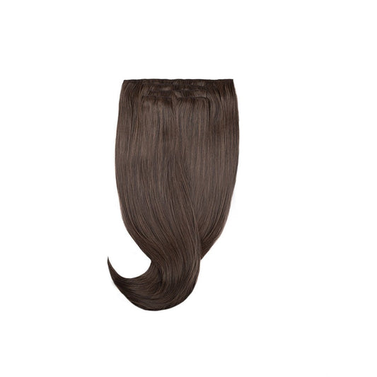 Amazing Hair Synthetic Clip-in 6 Light Brown 5pc Set 22"