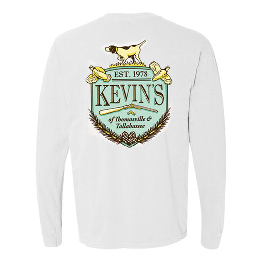 Kevin's Crest Long Sleeve Pocket T-Shirt-Men's Clothing-Kevin's Fine Outdoor Gear & Apparel