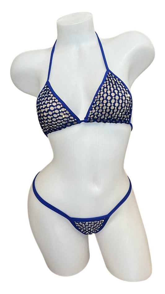 Crystal Bikini - Royal Blue