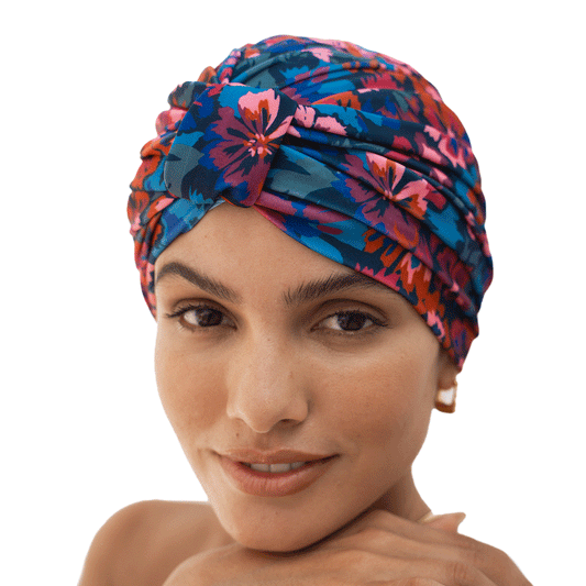 Louvelle Amelie Shower Cap In Secret Garden