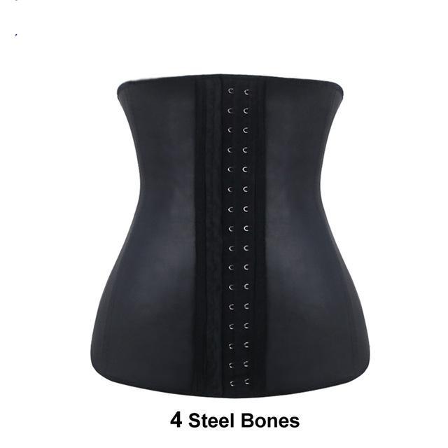 Shaper diva Shapers Waist Trainer Steel Bone Latex Waist Shaper Women Slimming Body Shaper Plus Size Shapewear - Flickdeal.co.nz