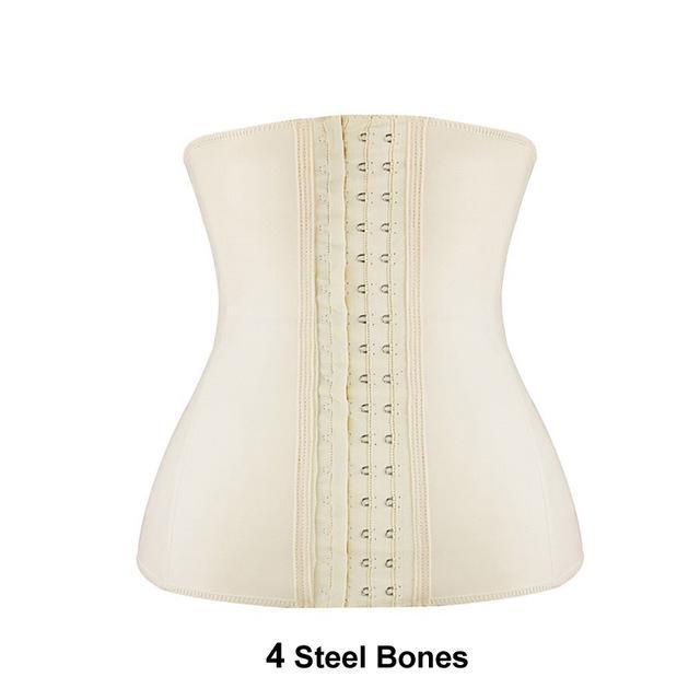 Shaper diva Shapers Waist Trainer Steel Bone Latex Waist Shaper Women Slimming Body Shaper Plus Size Shapewear - Flickdeal.co.nz