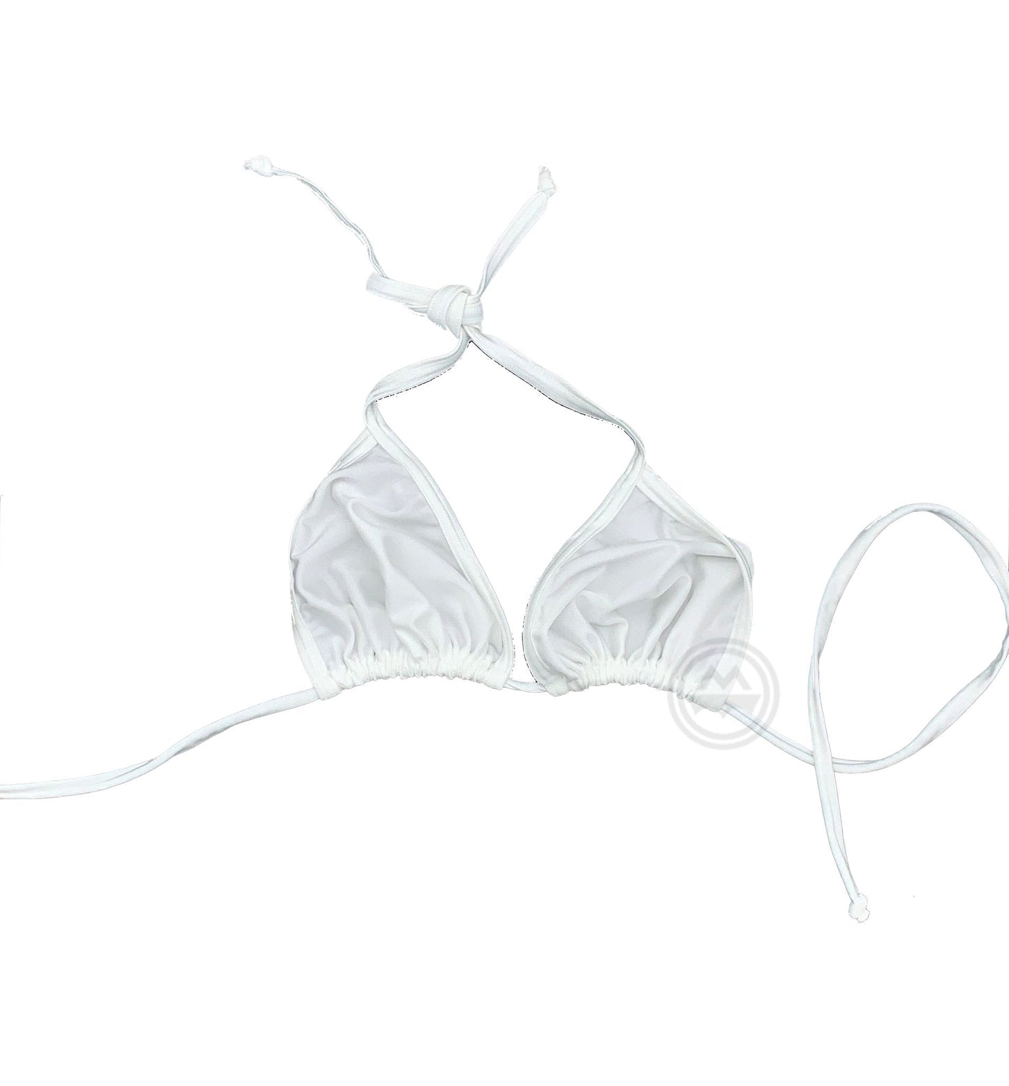 Tie Triangle Top - White