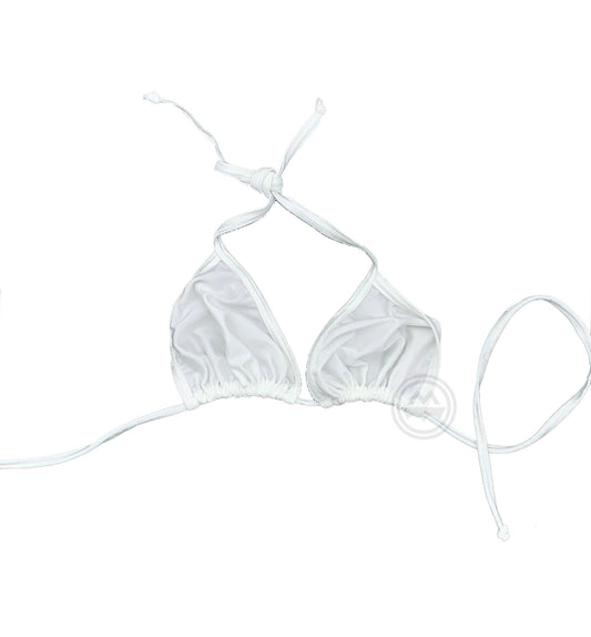 Tie Triangle Top - White