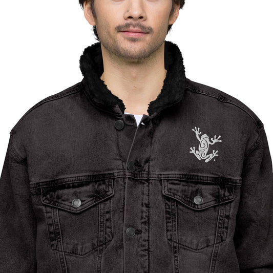 Frog & CO Unisex Denim Sherpa Jacket
